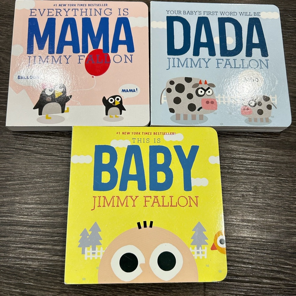 Brand new Jimmy Fallon baby books